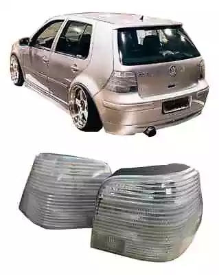 Pair Clear White Tail Lights Golf MK4  Left + Right Side Euro Tuning • $227