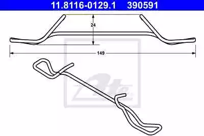 Spring Brake Caliper For VAUXHALL PEUGEOT OPEL JAGUAR DAEWOO CITROËN 542530 • $16.27