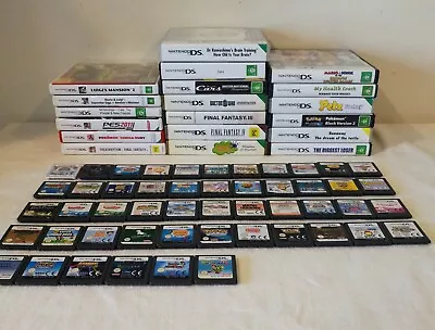 Nintendo 3DS & DS Games Mixed *Select A Title* • $205
