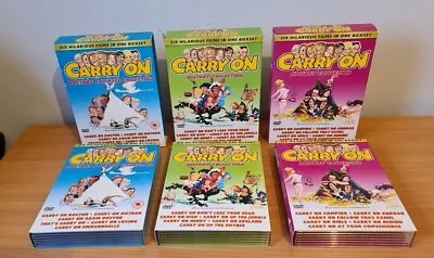 Carry On DVD Collection Incl. History Holiday Doctors & Nurses Free 48hr Post • £10