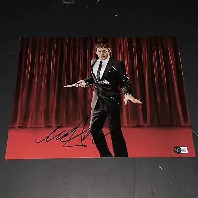 Michael C Hall Signed Dexter TV 11x14 Photo Beckett BAS B • $200