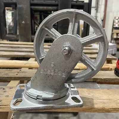 6 X2 Heavy Duty Caster Steel Cast Iron Wheel Caster • $32.50