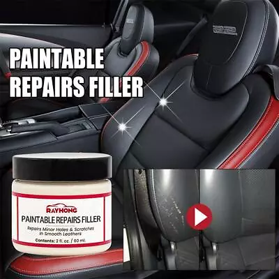 Leather Repair Filler Cream Vinyl Kit-Restore Car Seat Scuffs Holes Sofa U7R5 • $3.32