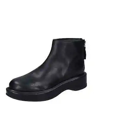 Women's Shoes MOMA 7 (EU 37) Ankle Boots Black Leather EY469-37 • $194.90