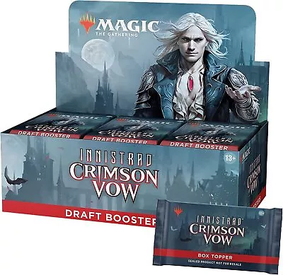 MTG Innistrad: Crimson Vow Draft Booster Box Sealed New In Box NIB • $139.99