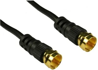 Coaxial Satellite Cable F Type Aerial Lead Male To M Sky TV LCD Extension Plug • £2.98