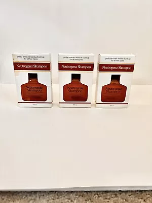 3 Vintage Original Neutrogena Shampoo Anti Residue 6FlOzEa NOS 1990 Shelf Wear • $69.99