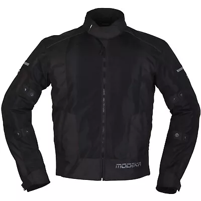 Modeka Men's Motorcycle Jacket Veo Air - Summer Textile Jacket Black Size XXL • $105.92