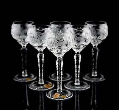 Nachtmann Traube Clear Sherry Glasses Set Of 7 Elegant Vintage Crystal Germany • $195
