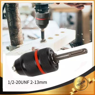 13mm Keyless Drilling Chuck SDS Adapter For Drill Makita Dewalt Bosch 1/2-20UNF • £11.97