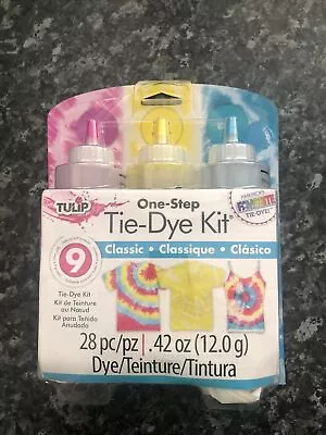 3 Pack Of Tulip Classic One Step Fabric / Tee Shirt Tie-Dye Kit NEW • £8.99