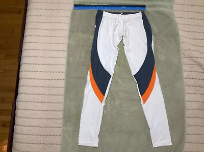 N2N Bodywear Tights Men's Sexy Rare Size M White Ultra Skin Runner Tights  Lnwot • $33.15