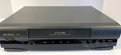 Quasar VHQ730 4-HEAD VHS VCR TV Player Recorder. Tested Works Great! - No Remote • $24.97