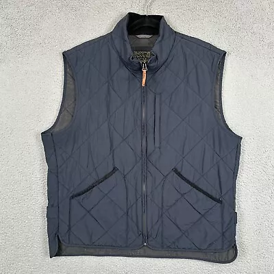 VINTAGE J Crew Vest Mens XL Blue Contract No NX-631 General Issue Military Army • $49.77