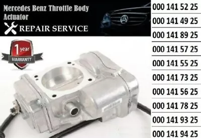 Mercedes Benz Throttle Body Actuator Repairing Service Rebuilding 000 141 79 25 • $410