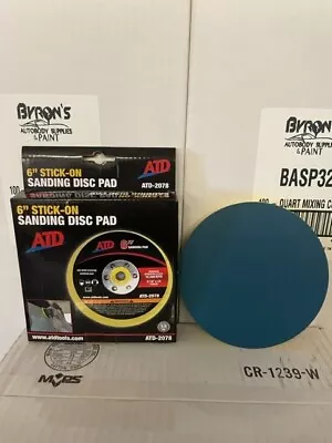 6-Inch Backing Pad For 6  DA Sander Stick On ATD 2078 • $20.59