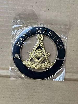 Mason Masonic Past Master Cut Out Car Emblem - New • $9.99