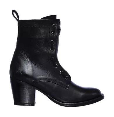 Mark Nason Yuma Edith Ankle Biker Leather Women's Black Boots/Sz:8.5/NEW • $92