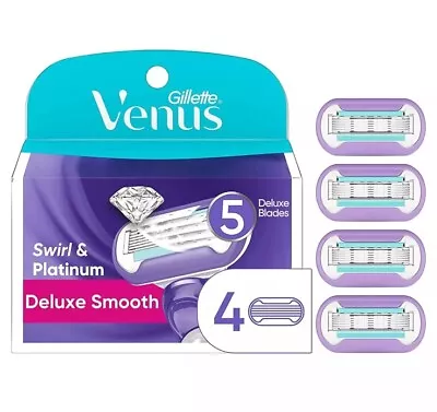 Gillette Venus Swirl Women's Razor Blade Refill 4 Cartridges • $12.99