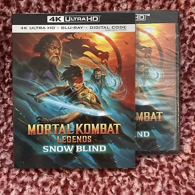 Mortal Kombat Legends: Snow Blind 4K Ultra HD + Blu-Ray + Digital New With Slip • $16.88