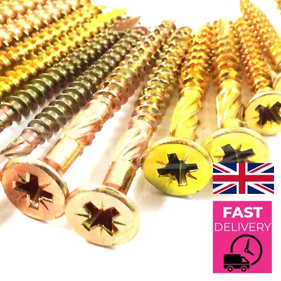 £1.99 • Buy Countersunk Pozidriv Advanced Wood Screws M2 M3 4 Chipboard ALL SIZES FAST&FREE*