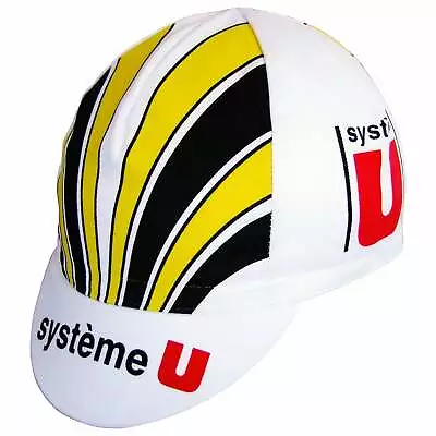 Systeme-U Vintage Team Cycling Cap - Made In Italy By Apis • $12.71