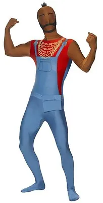 Adult M Action TV Show The A-Team Mr T 2nd Second Skin Morph Bodysuit Costume • $50.99