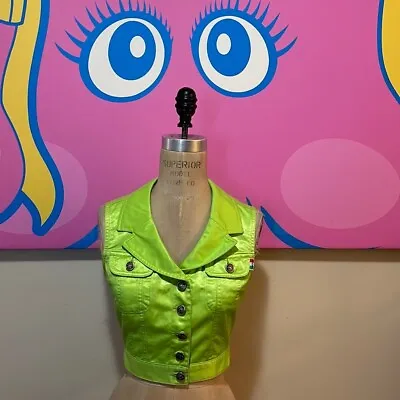 Moschino Lime Green Vest The Nanny • $420.75