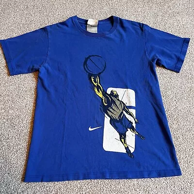 Vintage Y2K Nike Basketball T Shirt Youth Size Medium (As Is) • $12