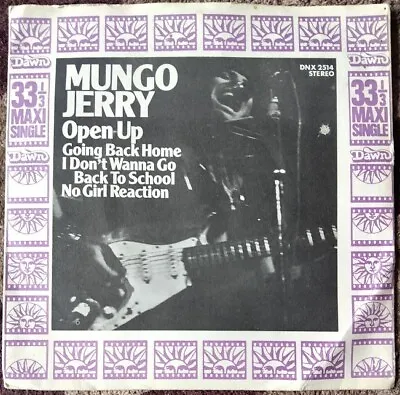Mungo Jerry (Open Up) 7 Inch Vinyl EP -Dawn - 1972 Maxi Single • £1.50