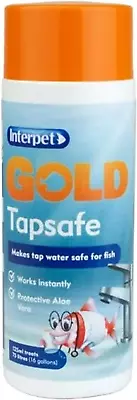 Interpet Gold Tapsafe For Goldfish Bowls Fish Tanks Aquariums Makes Tapwater  • £5.86