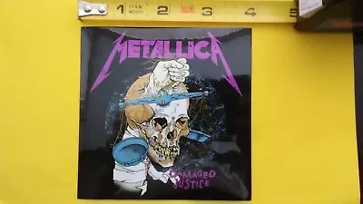 METALLICA Damaged Justice Sticker/Decal. • $4.45