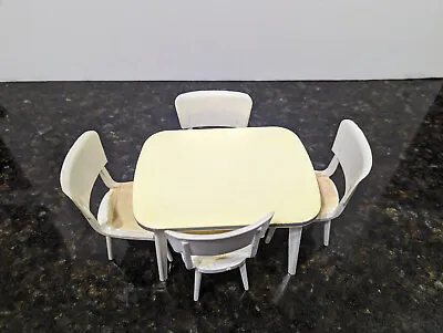 Crailsheimer - Dollhouse Mid Century Modern Kitchen Table & Chair Set Miniature • $39.99