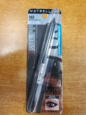 Maybelline Sharpenable Gel Pencil Eyeliner #983 Metallic Nights (OO797) • $7.99