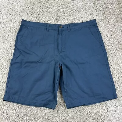 Merona Men’s Size 40 Blue Shorts 100% Cotton Chino Flat Front  • $0.99