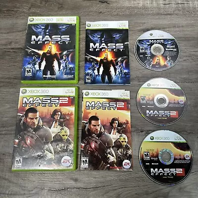 Mass Effect & Mass Effect 2 Microsoft Xbox 360 CIB Manual Tested Bundle Lot  • $9.99