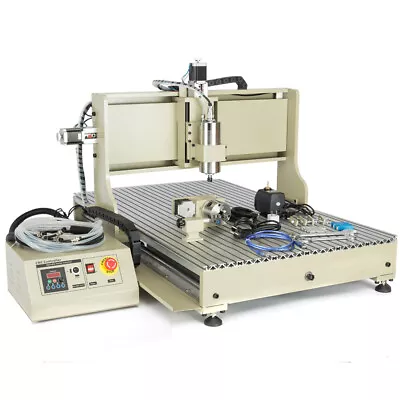 2200W 4 Axis Engraving Machine 6090 CNC Router Carving Drill Engraver Mill USB • $2149