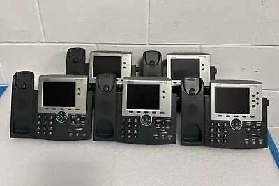 LOT Of 5 Cisco CP-7945G 7945 IP Business VOIP Phone Telephone With Stand ONLY • $39.99