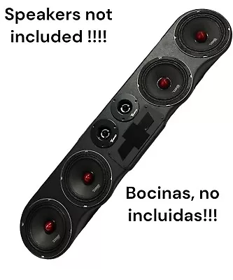 Universal Speaker Panel 4x6.5 - 2 X Tweeters Pod ( Wood And Fabric ) Roof Rack • $199