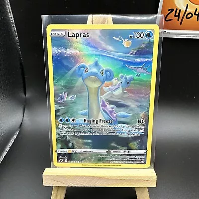 Pokémon TCG Lapras Crown Zenith: Galarian Gallery GG05/GG70 Regular Ultra Rare • £3.60