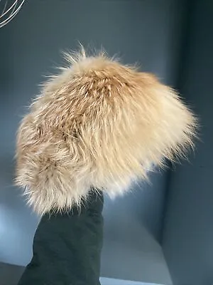 Genuine Fox Fur High End Woman’s Winter Hat Made In Goteborg Sweden Nordic • $50