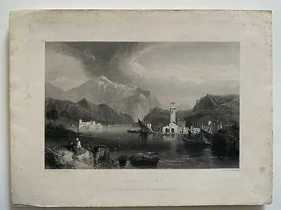 C Stanfield  Lake Of Como  Steel Engraving The Art Journal • £4