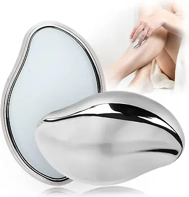 Crystal Hair Eraser For Women And Men Painless Hair Removal Tool Silver • $7.49
