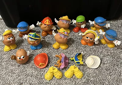 Vintage Lot  McDonalds Happy Meal Mr. Potato Head Spud Kids Toys Kids 1986 • $18.97