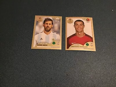 Panini World Cup Russia 2018 Gold Edition L.messi 🔵⚪️ N 288 C.ronaldo 🔴🟢 130 • $75