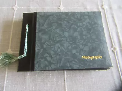 VINTAGE Photo Album &78 B/W  & Coloured  Original Photos &7postcards.Family Hols • £25