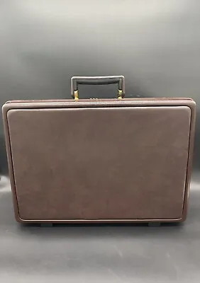 Vintage American Tourister ‘Business Equipment’ Brown Briefcase Model 8603 • $49.99