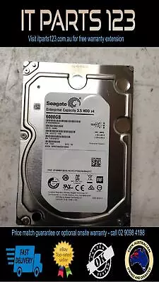 ST6000NM0034 Seagate Enterprise 6TB 7.2K 6gb/s 3.5  SAS HDD • $78