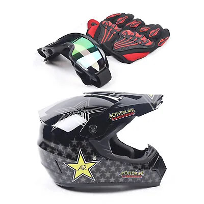 Motorcycle Dirt Bike Motocross Off Road Helmets  Unisex  Adult Racing Helmet • $41