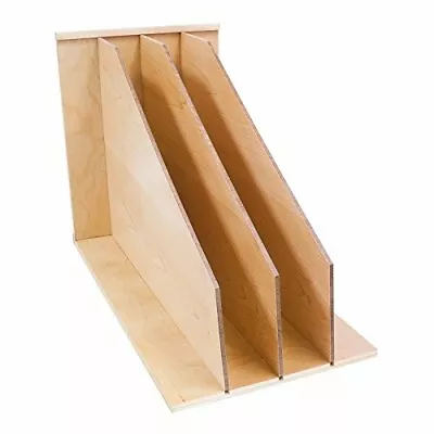 Maple Wood 11 3/4 Inch Wide Vertical Tray Divider Organizer Cabinets USA • $137.24